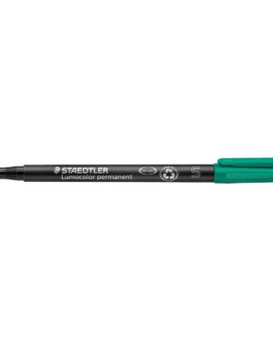 Staedtler 313-5 Lumocolour Pen Permanent Superfine Green