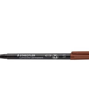 Staedtler 313-7 Lumocolour Pen Permanent Superfine Brown