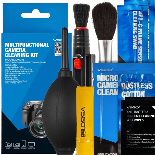 VSGO DKL-6 Multifunctional APS-C Camera Cleaning Kit