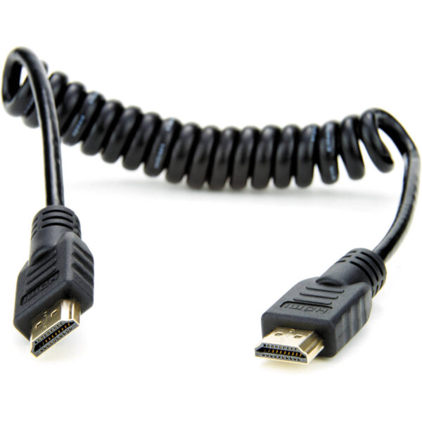 Atomos Full HDMI to Full HDMI Coiled Cable (30cm)