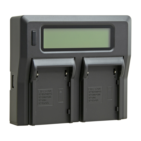 Jupio Dedicated Duo Charger with LCD for Canon BP-955/975 Batteries for Red Komodo - Image 2