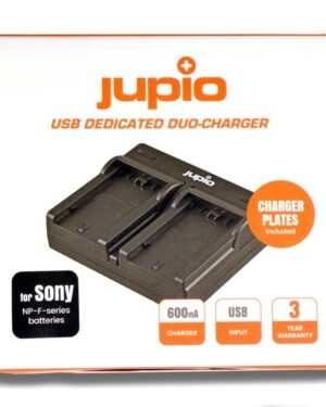 Jupio Sony "L" Series Dual Battery Charger USB