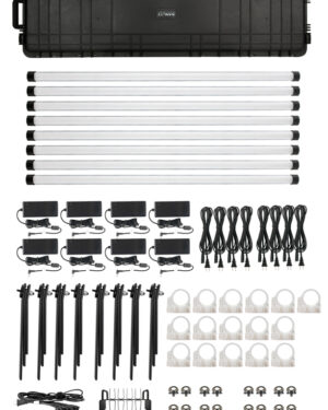 Nanlite PavoTube II 30XR 4ft RGBWW LED tube 8KIT with hard roller case