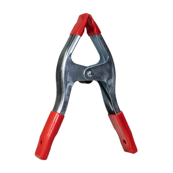 Ercole 9" Large Spring Clamp w/ Rubber Handle - RED