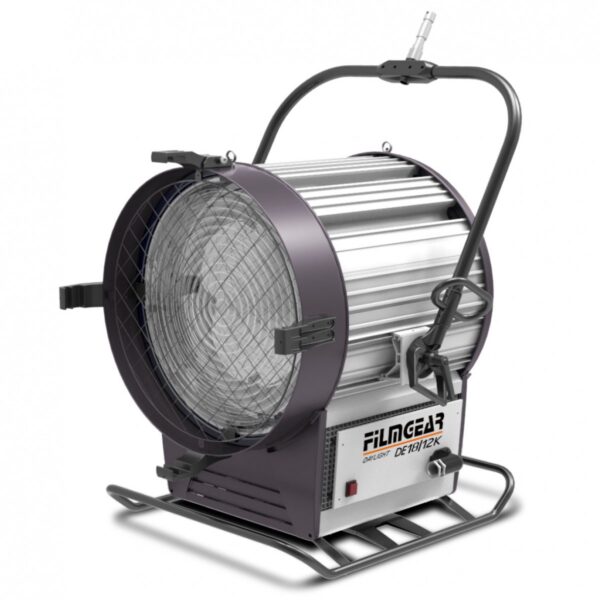 Filmgear 18kW/12kW Daylight Fresnel HMI Lamphead With Barndoor