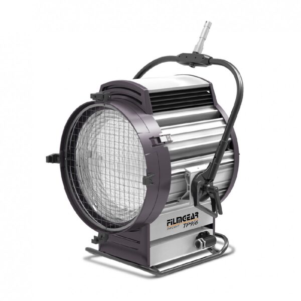 Filmgear 9kW / 6kW Daylight Fresnel HMI Lamphead With Barndoor