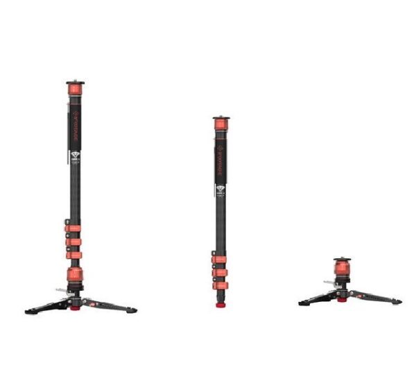 iFootage Cobra 3 Carbon Fiber Flip Lock Pedal Monopod - Image 4