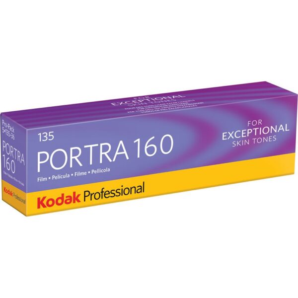 Kodak Portra 160 Color Neg Film 35mm Pro pack (5)