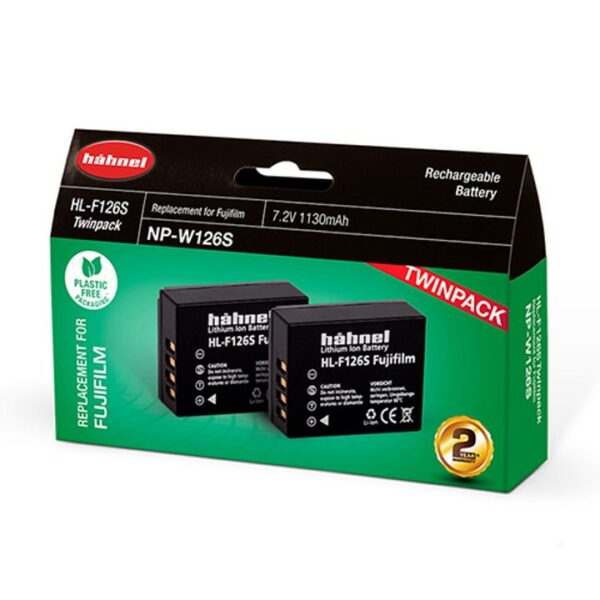 Hahnel Digital Still Battery HL-F126S Twin Pack for Fuji - Image 2
