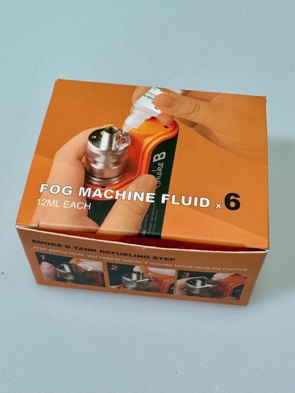Lensgo Box of 6 Replacement Liquid for SMOKE-B Fog Machine - Image 2