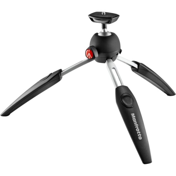 Manfrotto MTPIXIEVO-BK PIXI EVO 2-Section Mini Tripod, black, light and compact - Image 4