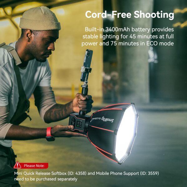 SmallRig RC 60B COB LED Video Light 4376 - Special Order - Image 5