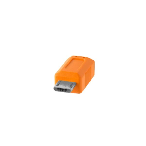 Tether Tools TetherPro USB-C to USB 2.0 Micro-B 5-Pin 4.6m Hi-Vis Orange - Image 2