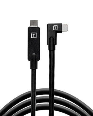 Tether Tools TetherPro USB-C To USB-C Right Angle 4.6m - Black