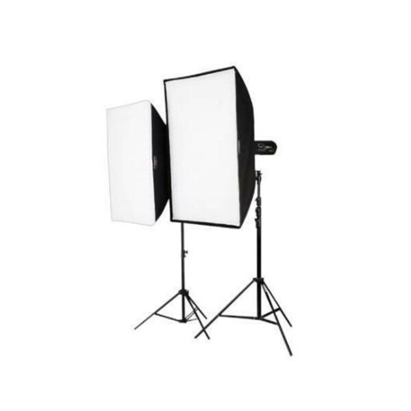 Jinbei Spark 400D Twin Head Studio Flash Kit - Image 2