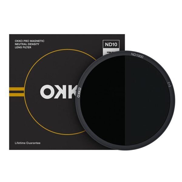 OKKO Magnetic Pro ND Neutral Density Filter 10 Stop 82mm