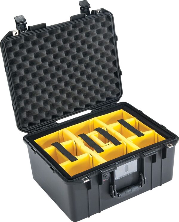 Pelican 1557 Air Case Black (With Padded Dividers) - Image 2