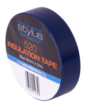 Stylus 520 Electrical Tape Blue 18mm x 20m