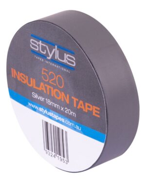 Stylus 520 Electrical Tape Silver 18mm x 20m