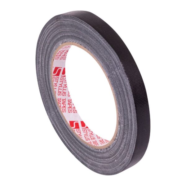 Stylus 352 Cloth Tape Black 12mm x 25m