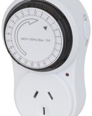 Powertech 24 Hour Mechanical Timer A-N Switch