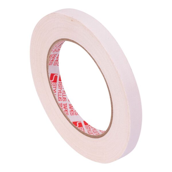 Stylus 352 Cloth Tape White 12mm x 25m