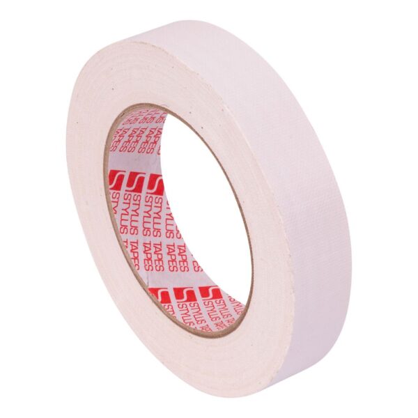 Stylus 352 Cloth Tape White 24mm x 25m