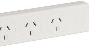Powertech 4 Way Powerboard with Surge and Overload Protection - 4 Way
