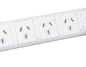 Powertech 6 Way Powerboard with Surge and Overload Protection