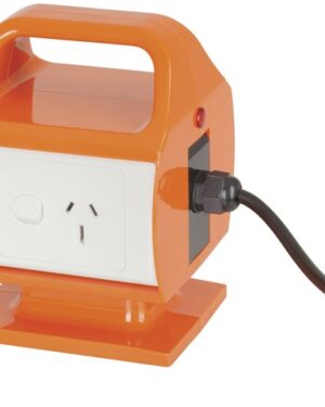 Powertech Portable RCD with 15A to 10A Mains Plug Conversion
