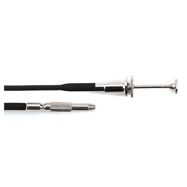 Kaiser Fototechnik 6108 Cable Release, with auto-lock disc, with black fabric covering, 50 xm