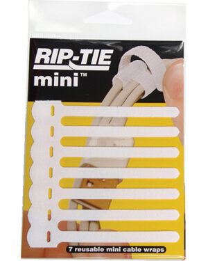Rip-Tie Mini 7 Pack White 6mm x 9cm