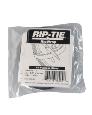 Rip-Tie RipWrap Black 13mm x 9m