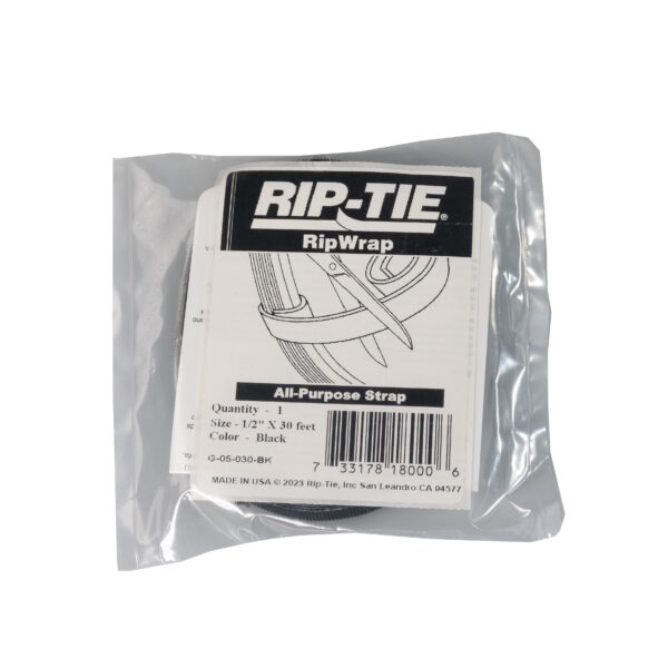 Rip-Tie RipWrap Black 13mm x 9m