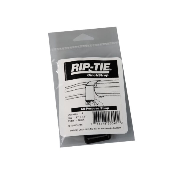 Rip-Tie CinchStrap 1 Pack Black 25mm x 30cm