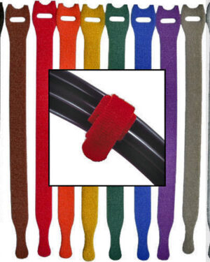 Rip-Tie Lite 10 Pack Rainbow 13mm x 15cm