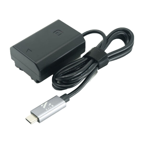 ZILR USB-C To Sony NP-FZ100 Dummy Battery Cable – 60CM