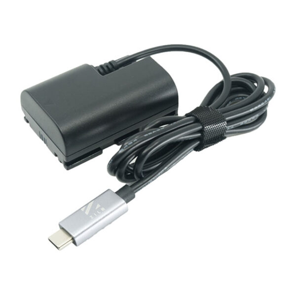ZILR USB-C To Canon LP-E6 Dummy Battery Cable – 60cm