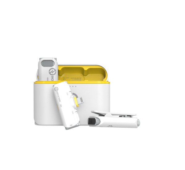 Hollyland Lark C1 Duo White (2 TX + 1 RX) With Lightning Connector