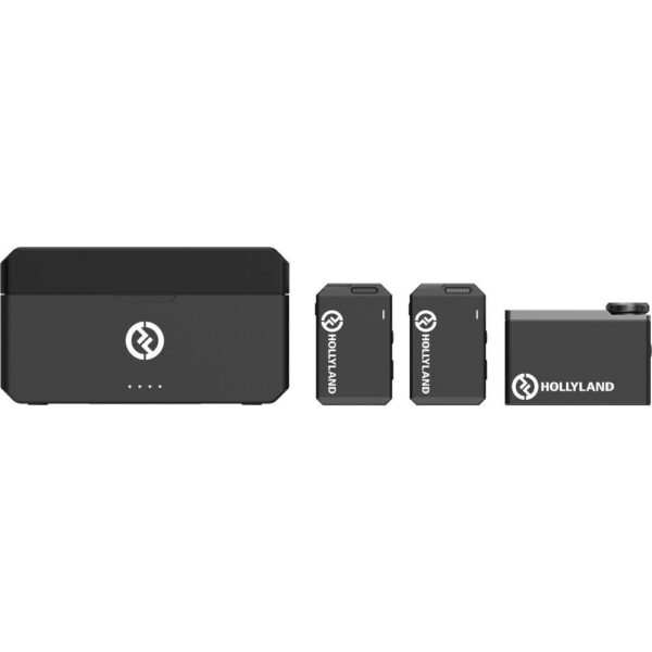 Hollyland Lark Max 2 Person 2.4G Wireless Microphone Set - Black - Image 3