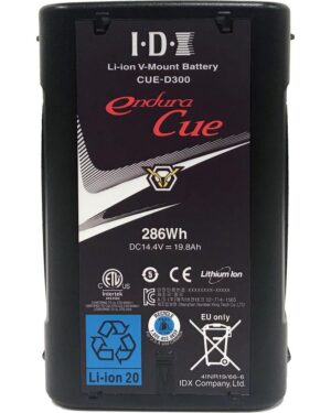 IDX CUE-D300 286Wh Li-ion V-Mount Battery
