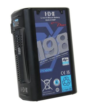 IDX Duo-C198P 193Wh V-Mount Battery with 2 D-Taps & 1 USB-C Port