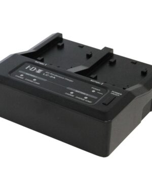 IDX Two-Channel 7.4V Simultaneous Charger for select Canon, Panasonic and Sony Batteries