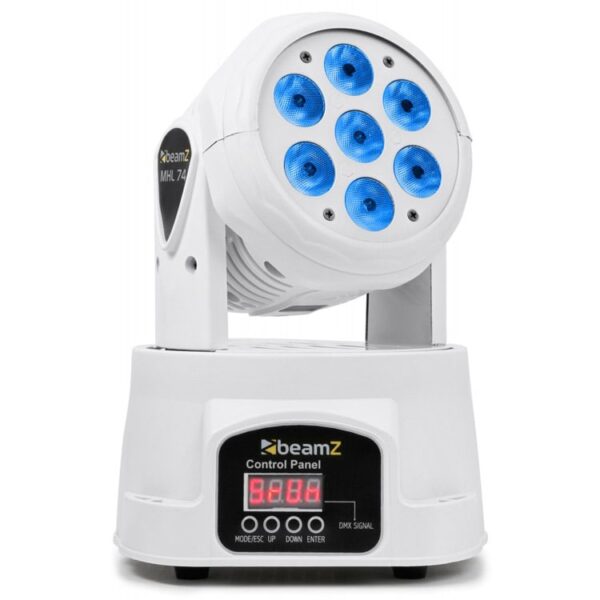 Beamz MHL74-W LED Moving Head Wash - White