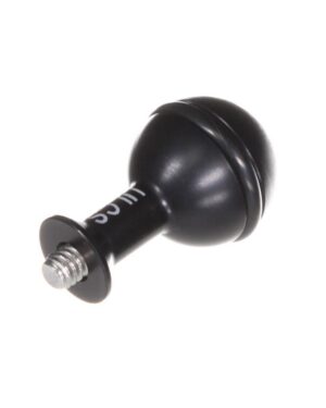 Ultralight BA-HB Black Universal Ball Adapter With 1/4" Through Hole