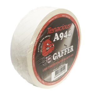Tenacious A944 US Gaffer Semi White 72mm x 40m