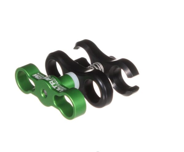 Ultralight AC-CSSK-KG Single Cut Out Coarse Thread Ball Clamp With Green Knob
