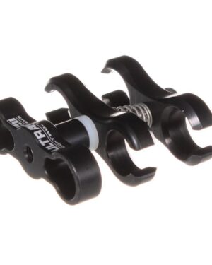Ultralight AC-CSSK2 Double Cut Out Coarse Thread Ball Clamp With Black Knob