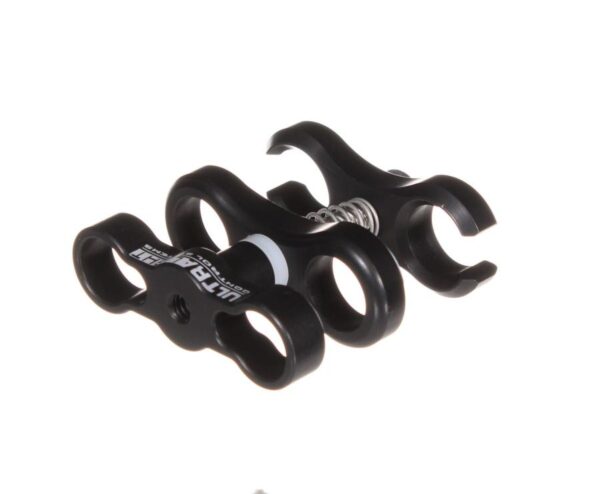 Ultralight AC-CSSK Single Cut Out Coarse Thread Ball Clamp With Black Knob