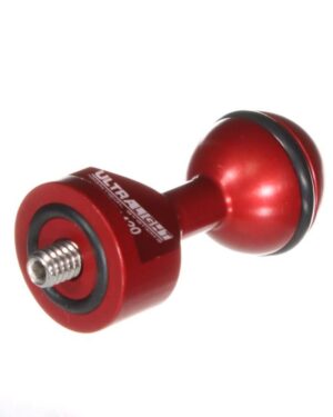 Ultralight AD-1420-2B-SR Red Universal Ball Adapter With 1/4" Stud